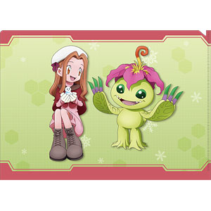 デジモンアドベンチャー クリアファイル 太刀川ミミ＆パルモン