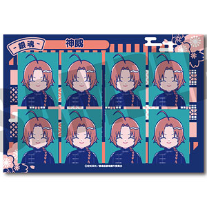 『新劇場版 銀魂 -吉原大炎上-』にゅ～とろ 証明写真風ステッカー D 神威