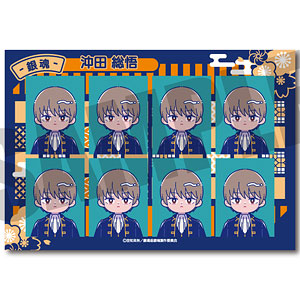 『新劇場版 銀魂 -吉原大炎上-』にゅ～とろ 証明写真風ステッカー J 沖田総悟