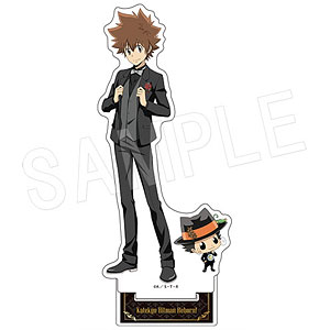 家庭教師ヒットマンREBORN！ アクリルフィギュアスタンド 黒スーツver. リボーン＆沢田綱吉