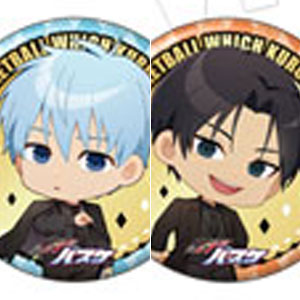 黒子のバスケ トレーディング箔押し風マット缶バッジ JF2026黒スーツ