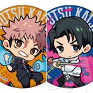 呪術廻戦 夏油傑＆真人＆漏瑚＆両面宿儺 ねんどろいどぷらす 缶バッジ