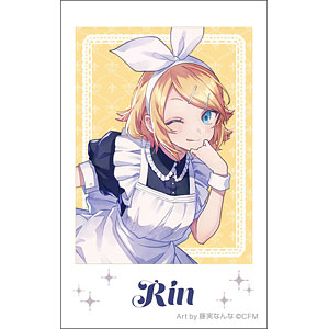 初音ミクシリーズ チェキプリント 鏡音リン メイド＆執事 Art by 藤実なんな