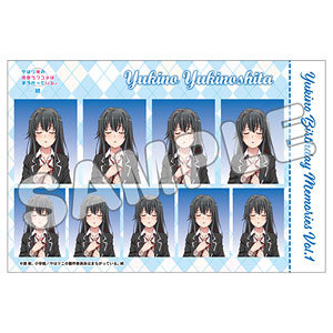 やはり俺の青春ラブコメはまちがっている。続 証明写真風ハーフカットステッカー 雪乃 vol.1