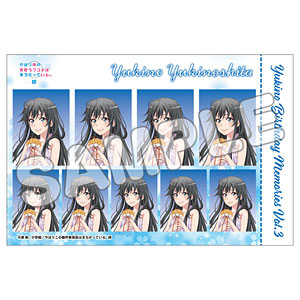 やはり俺の青春ラブコメはまちがっている。続 証明写真風ハーフカットステッカー 雪乃 vol.3