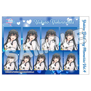 やはり俺の青春ラブコメはまちがっている。完 証明写真風ハーフカットステッカー 雪乃 vol.4