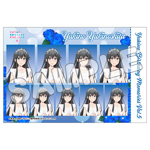 やはり俺の青春ラブコメはまちがっている。完 証明写真風ハーフカットステッカー 雪乃 vol.5