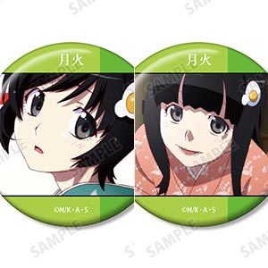 物語〉シリーズ 戦場ヶ原ひたぎ 場面写缶バッジ2個セット[アルマ