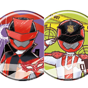 缶バッジ「快盗戦隊ルパンレンジャーVS警察戦隊パトレンジャー」01/グラフアートイラスト 8個入りBOX