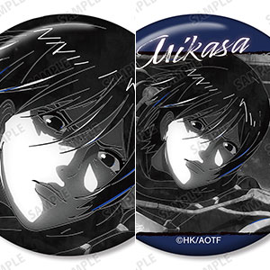 TVアニメ『進撃の巨人』 ミカサ Ani-Art BLACK LABEL 第2弾 缶バッジ2個セット