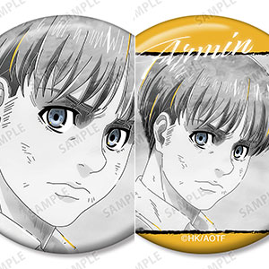 TVアニメ『進撃の巨人』 アルミン Ani-Art BLACK LABEL 第2弾 缶バッジ2個セット