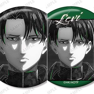 TVアニメ『進撃の巨人』 リヴァイ Ani-Art BLACK LABEL 第2弾 缶バッジ2個セット