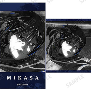 TVアニメ『進撃の巨人』 ミカサ Ani-Art BLACK LABEL 第2弾 イラストカード2枚セット