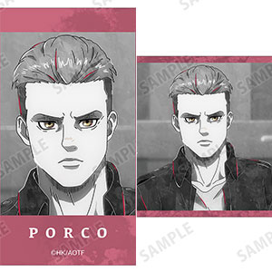 TVアニメ『進撃の巨人』 ポルコ Ani-Art BLACK LABEL 第2弾 イラストカード2枚セット