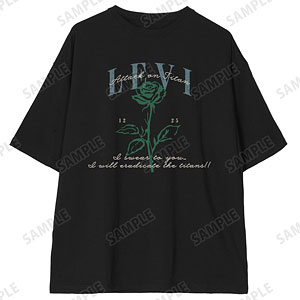 TVアニメ『進撃の巨人』 リヴァイ ar-Unity BIGシルエットTシャツ ユニセックス L