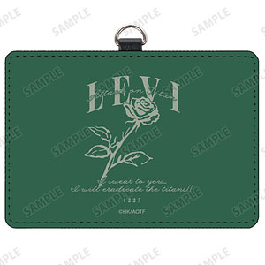 TVアニメ『進撃の巨人』 リヴァイ ar-Unity ネックストラップ付き2ポケットパスケース