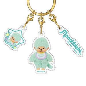 3連アクリルキーホルダー モンチッチ Vol.2 03 モンチッチCOLORS ミントグリーン