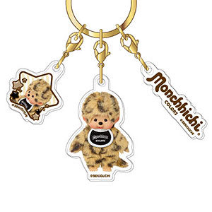 3連アクリルキーホルダー モンチッチ Vol.2 08 モンチッチCOLORS ヒョウ柄