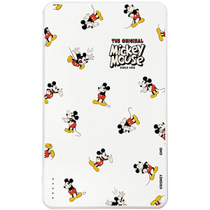 ディズニーキャラクター 準固体リチウムイオン電池モバイルバッテリー ミッキーマウス