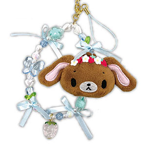 シュガーバニーズ ぬいぐるみフォンストラップ くろうさ