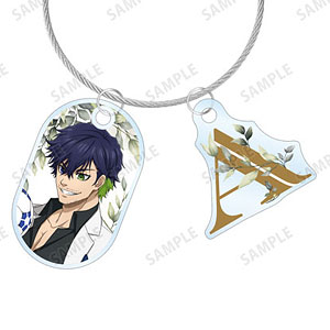 TVアニメ『ブルーロック』 描き下ろし オリヴァ・愛空 スーツモデルver. 第2弾 2連ワイヤーアクリルキーホルダー