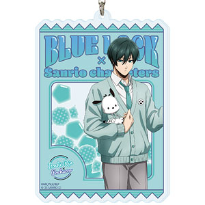 デカアクリルキーホルダー「TVアニメ『ブルーロック』×サンリオキャラクターズ」23/糸師凛×ポチャッコ(コラボイラスト)