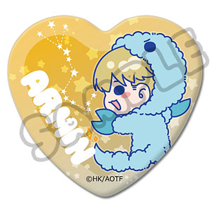 アルミン ハート型缶バッジ 19個セット TVアニメ『進撃の巨人 The Final Season』第16弾 ハート型缶バッジ M