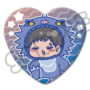 TVアニメ「桃源暗鬼」第3弾 ハート型缶バッジ M-SD (矢颪碇)[シンク