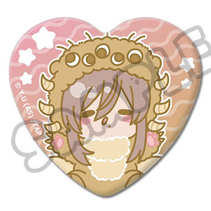 TVアニメ「桃源暗鬼」第3弾 ハート型缶バッジ M-SJ (桃角桜介)[シンク