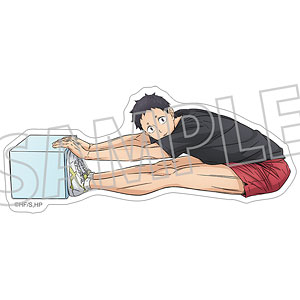 ハイキュー！！ ダイカットステッカー 福永招平 体力測定