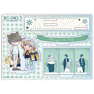 狼への嫁入り～異種婚姻譚～ アクリルフィギュア 楓[コンテンツシード onBLUE 狼への嫁入り アクリルスタンドセット（練✕楓）