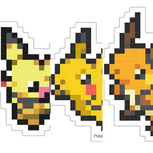 ポケットモンスター モバイルステッカー ゴース＆ゴースト＆ゲンガー