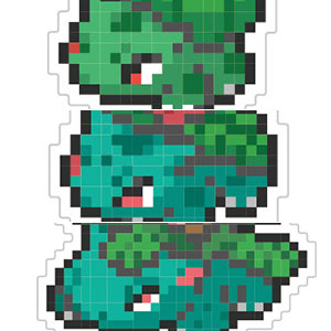 ポケットモンスター モバイルステッカー ゴース＆ゴースト＆ゲンガー