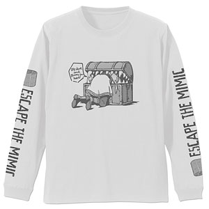 葬送のフリーレン ミミックとピンチのフリーレン 袖リブロングスリーブTシャツ/WHITE-L