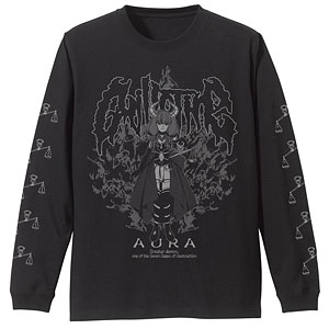 葬送のフリーレン アウラ 袖リブロングスリーブTシャツ/BLACK-XL