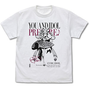 キミとアイドルプリキュア♪ キュアアイドル Tシャツ/WHITE-XL