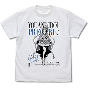 キミとアイドルプリキュア♪ キュアウインク Tシャツ/WHITE-M