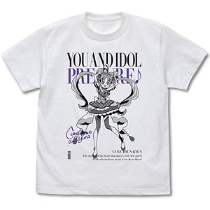 キミとアイドルプリキュア♪ キュアキュンキュン Tシャツ/WHITE-XL