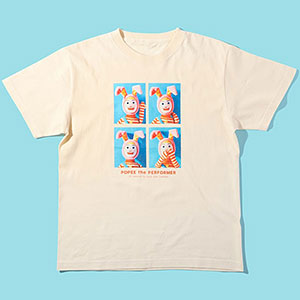 ポピーザぱフォーマー NUI Photo Tシャツ ケダモノ パープル S