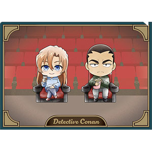 名探偵コナン クリアファイル 萩原千速・横溝重悟 ミニキャラ 映画鑑賞