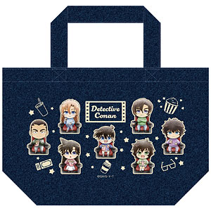 名探偵コナン デニムランチトート ミニキャラ 映画鑑賞