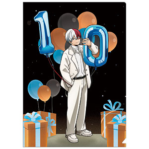 僕のヒーローアカデミア クリアファイル/轟焦凍 10周年スタートダッシュ