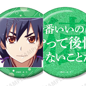 〈物語〉シリーズ 神原駿河 推しゴト 75mm缶バッジ2個セット