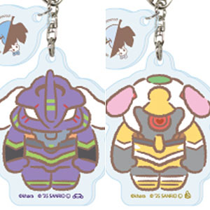 パーツ付きアクリルキーホルダー「エヴァンゲリオン×サンリオ