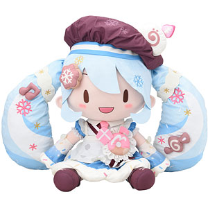 初音ミクシリーズ 雪ミク2025 ふわぷち どでかジャンボぬいぐるみ[セガ