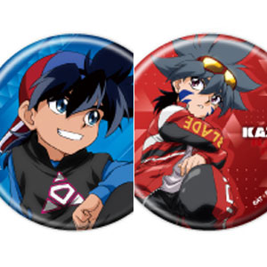 缶バッジ「爆転シュート ベイブレード Gレボリューション」18/描き