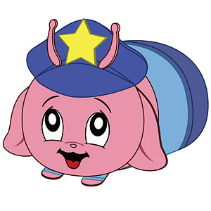 アニメ『銀河特急 ミルキー☆サブウェイ 各駅停車劇場行き』 もちころりん ポッピーくん