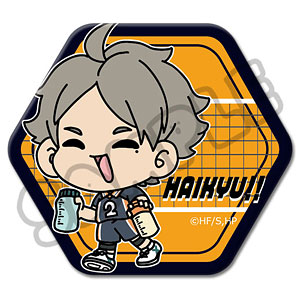 ハイキュー！！」第8弾 六角形缶バッジ(mochocho) M-VD(山口忠)[シンク