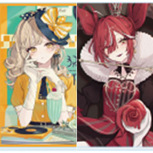 アクリルカード「赤倉個展『BREAK TIME』」01/公式＆描き下ろし