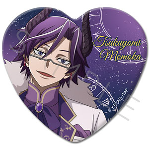 TVアニメ「桃源暗鬼」第4弾 ハート型缶バッジ CB (無陀野無人)[シンク